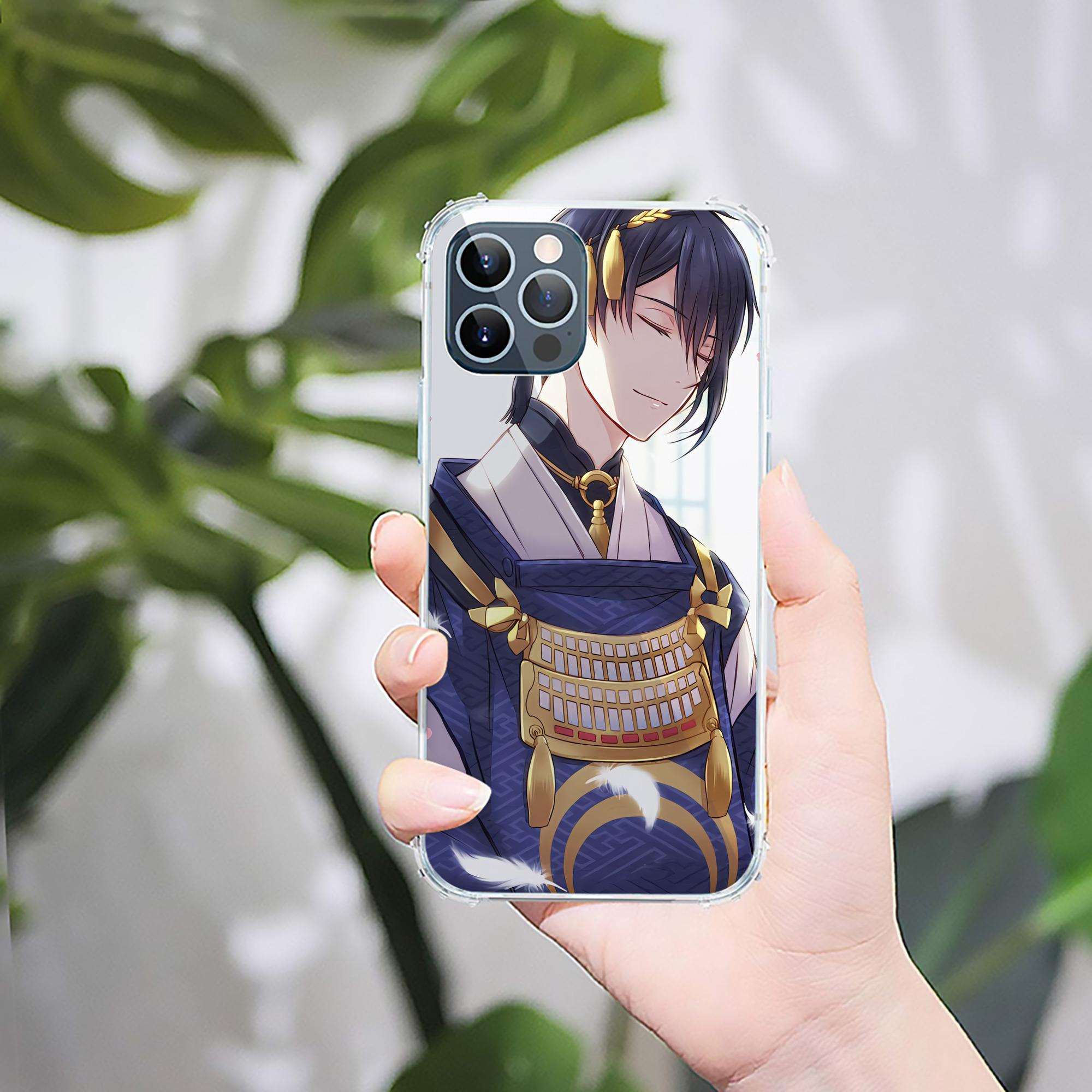 （画像用） 刀剣乱舞 Touken Ranbu 【iPhone 12シリーズ対応】透明スマホケース（クリアソフトケース）